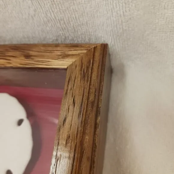 VNT Legend Of The Sand Dollar Maplewood Frame RED Shadowbox Decor Art Coastal
